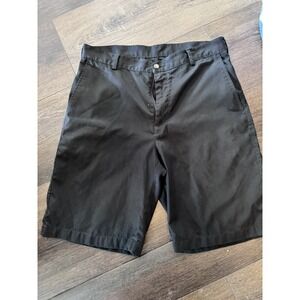 PING Bradley 10" Golf Shorts Mens Black Flat Front Size 32